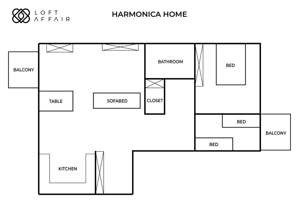 Harmonica Home - Loftaffair Krakow Ngoại thất bức ảnh